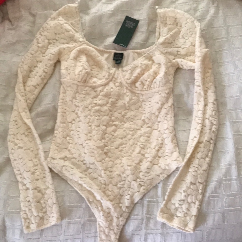 Wild Fable ivory bodysuit